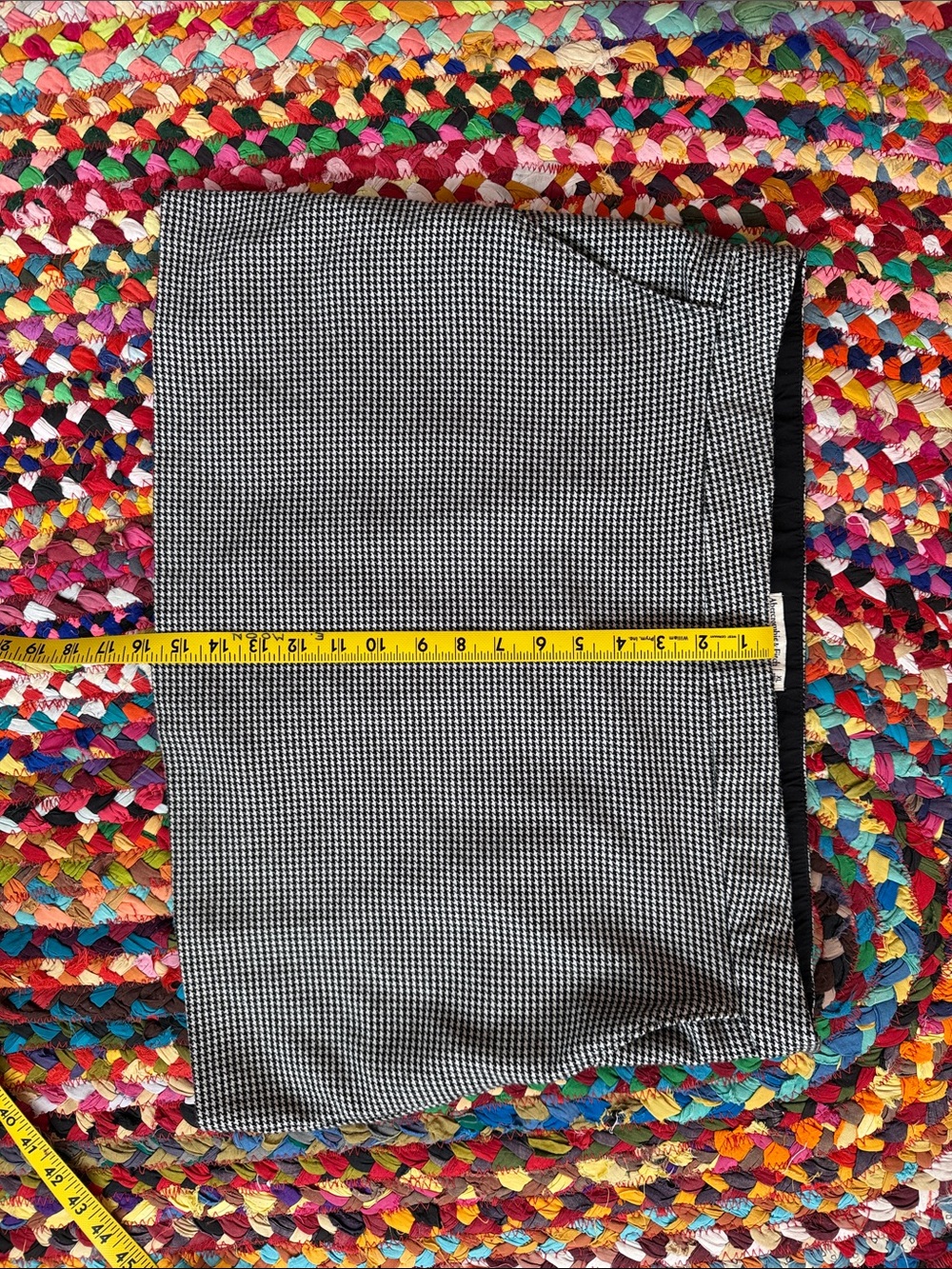 Abercrombie & Fitch Black and White Micro Houndstooth Mini Skort - Picture 4 of 6